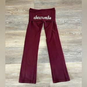 Abercrombie & Fitch Y2K Vintage-Style Foldover Leggings